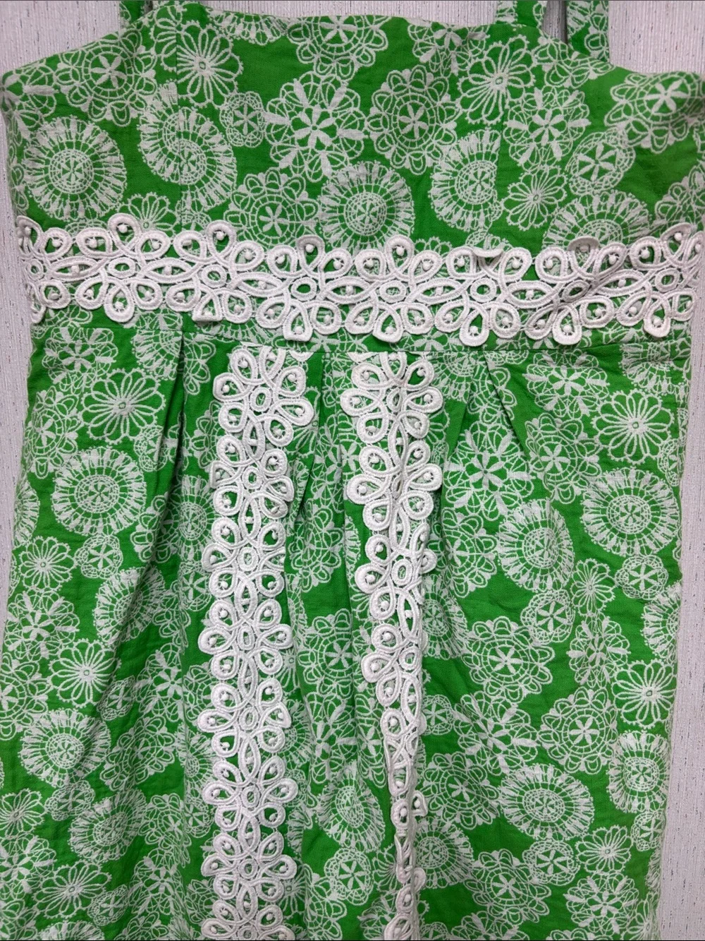 EUC//Lilly Pulitzer Green Girls Sophielia shift dress